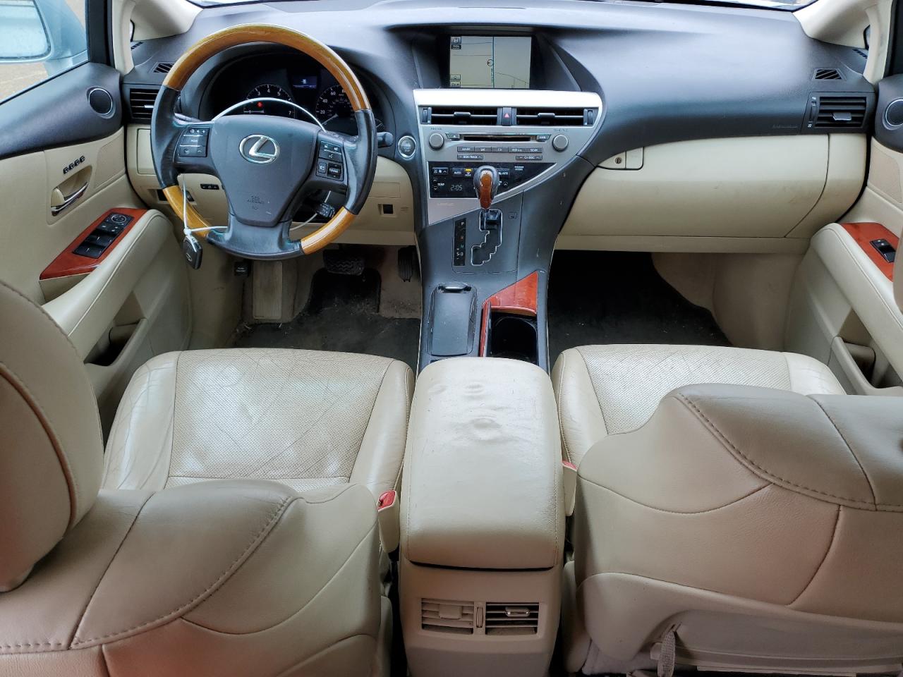 2010 Lexus RX VIN 2T2ZK1BA8AC001736 Copart auction photo, side / front end damage thumbnail 8