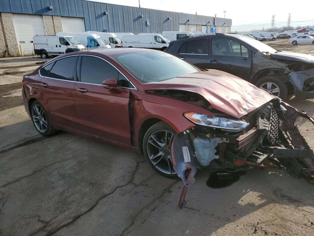 2014 Ford Fusion VIN 3FA6P0K94ER203617 Copart auction photo, all over damage thumbnail 4