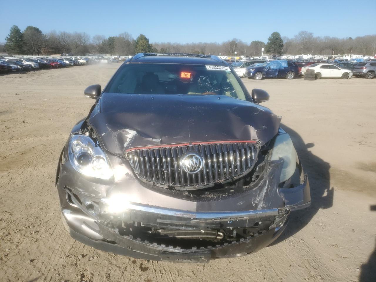 2011 Buick Enclave VIN 5GAKRBED8BJ346902 Copart auction photo, front end / minor dent/scratches damage thumbnail 5