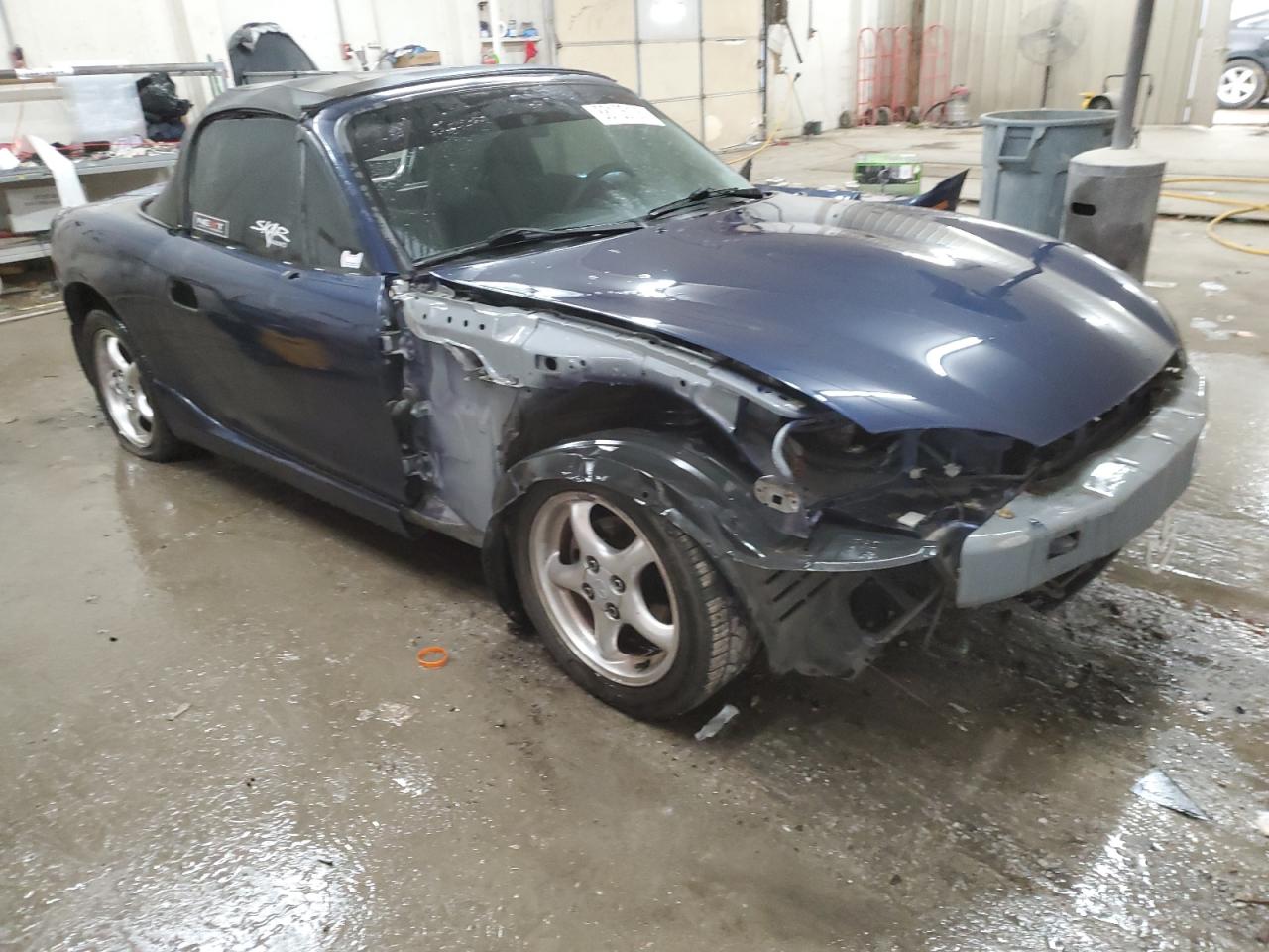 2002 Mazda MX-5 VIN JM1NB353320225584 Copart auction photo, front end damage thumbnail 4
