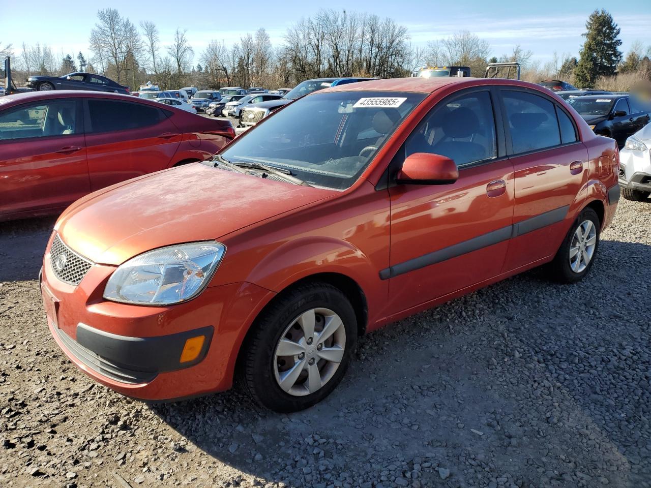 2008 KIA Rio VIN KNADE123X86303888 - Copart auction photo