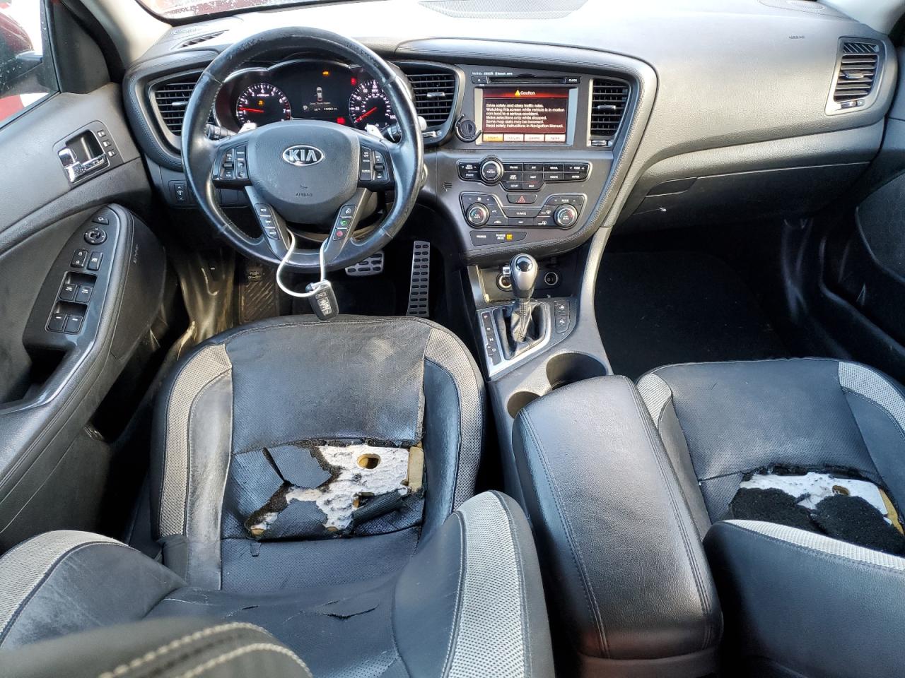2013 KIA Optima VIN 5XXGR4A65DG136854 Copart auction photo, front end / rear end damage thumbnail 8