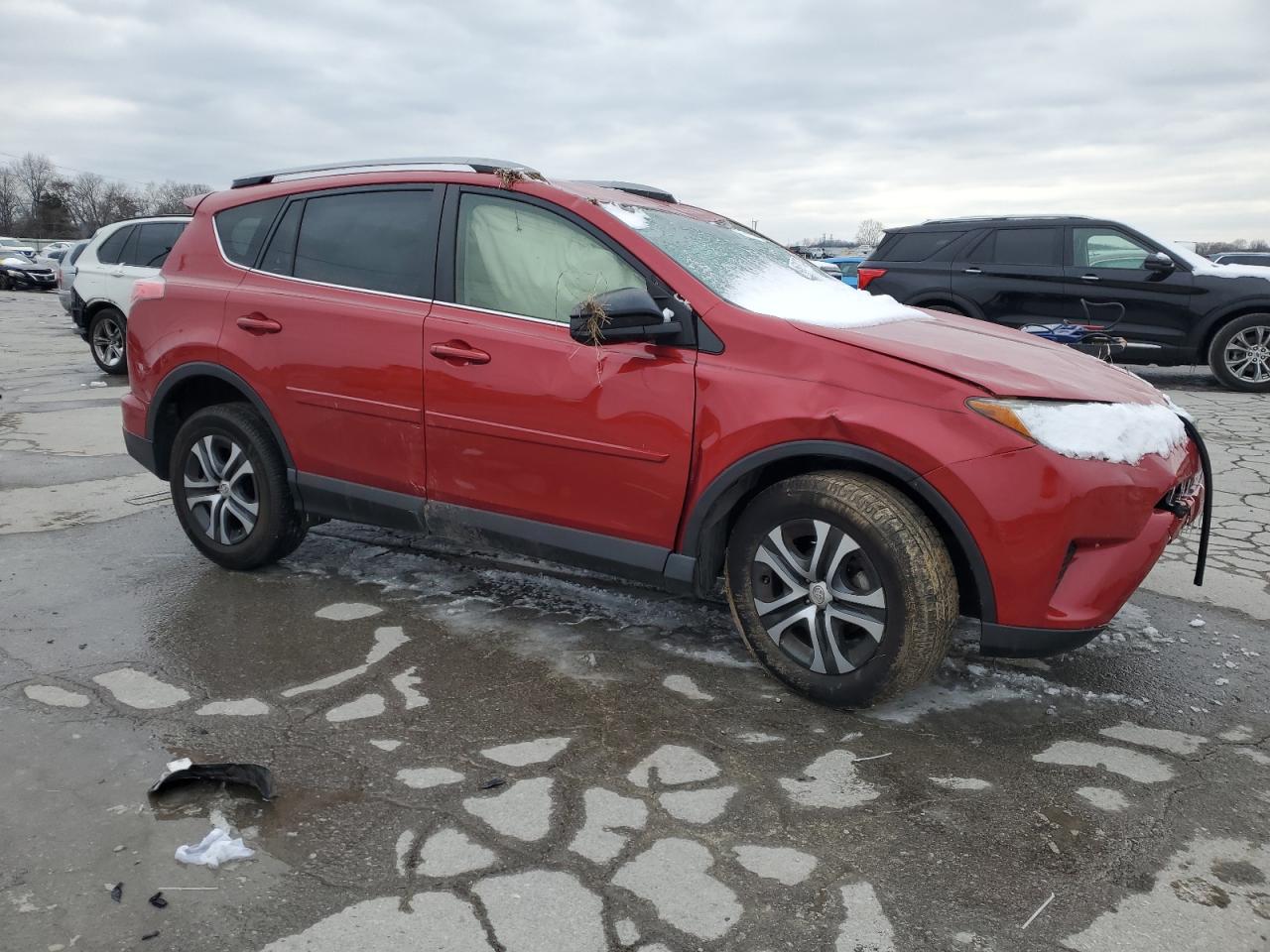 2017 Toyota RAV 4 VIN JTMZFREV1HJ124069 Copart auction photo, all over damage thumbnail 4