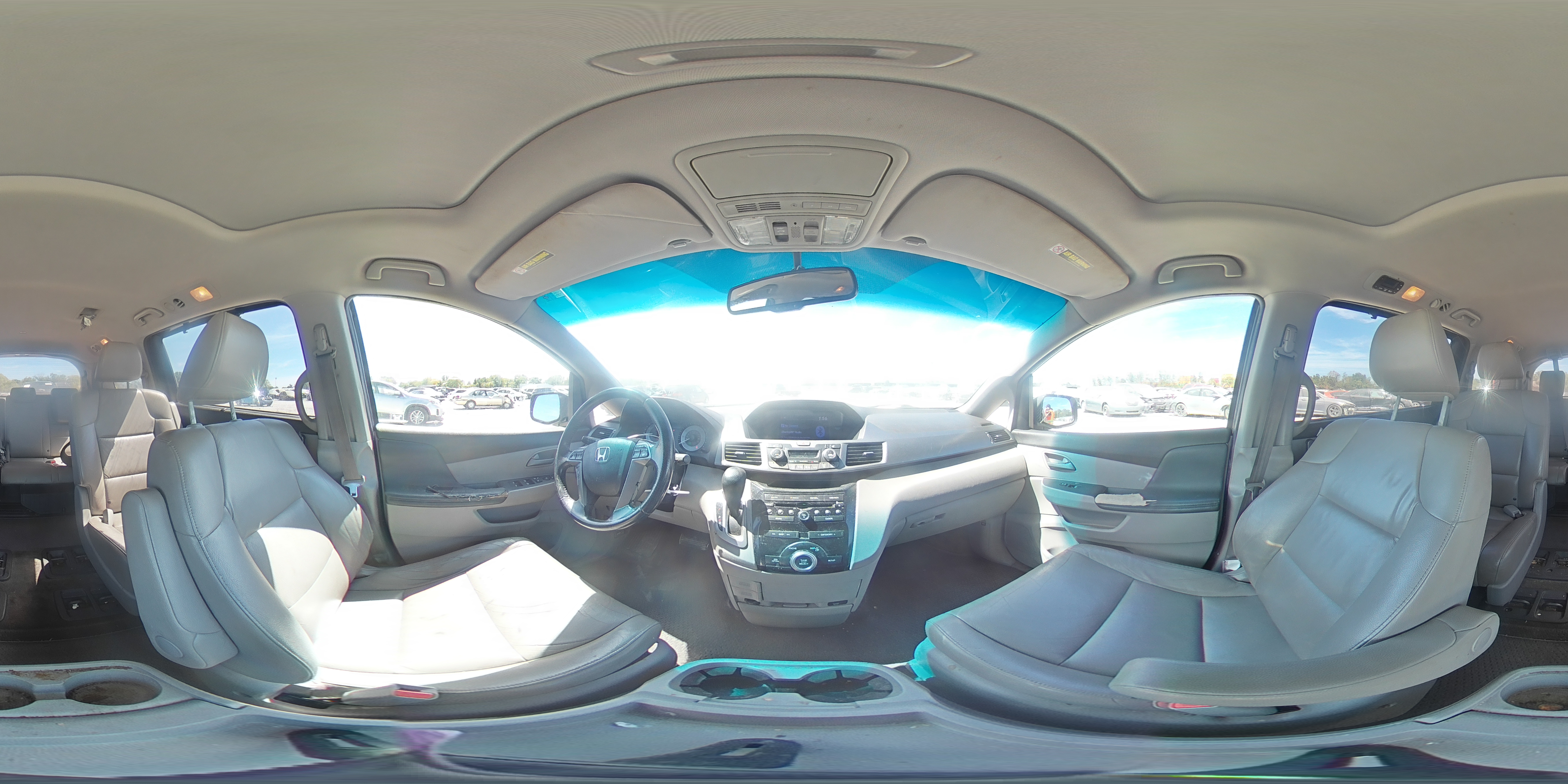2011 Honda Odyssey VIN 5FNRL5H63BB015519 Copart auction photo, rear end damage thumbnail 14