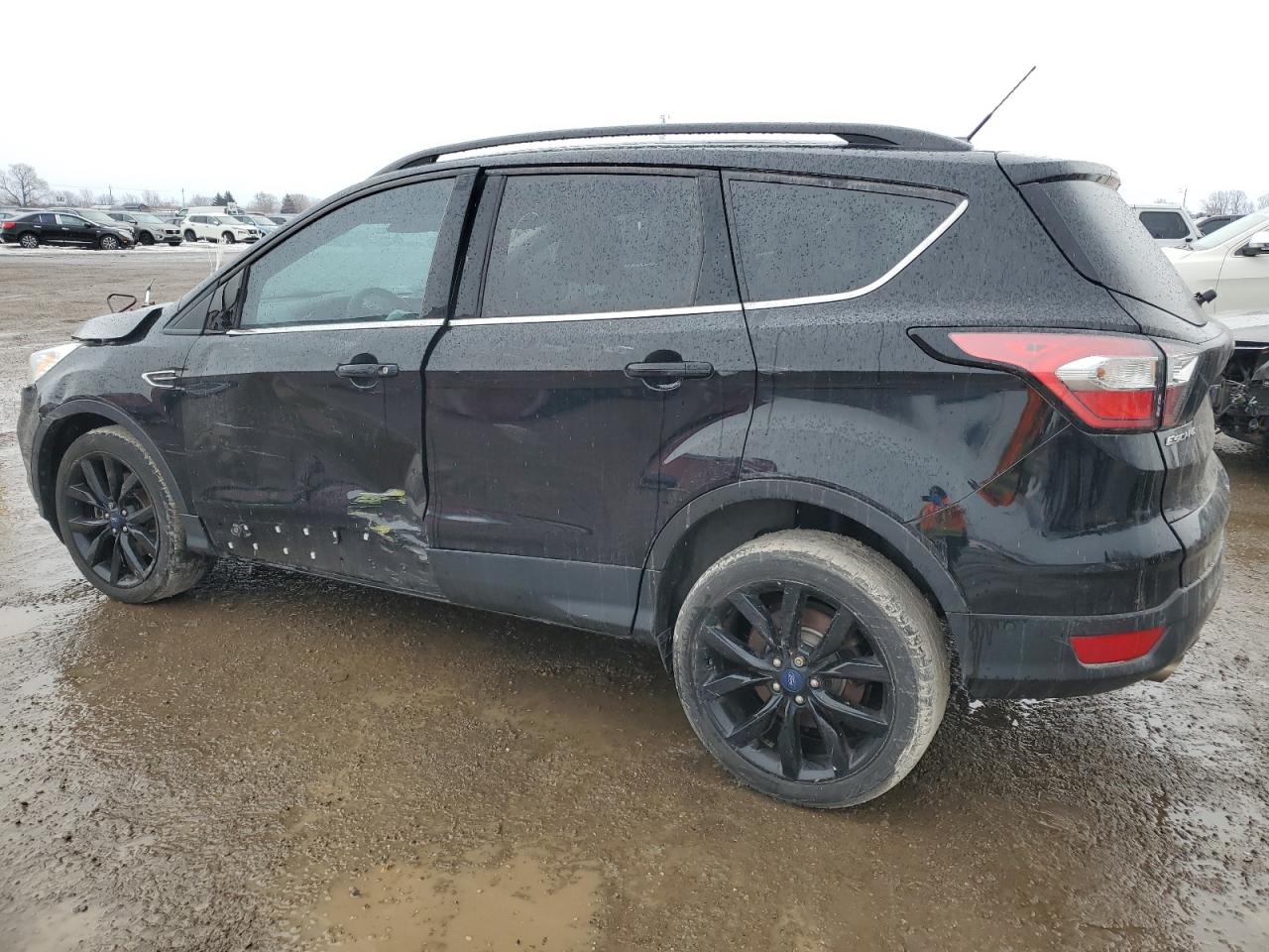 2017 Ford Escape VIN 1FMCU9J97HUD13839 Copart auction photo, front end / side damage thumbnail 2