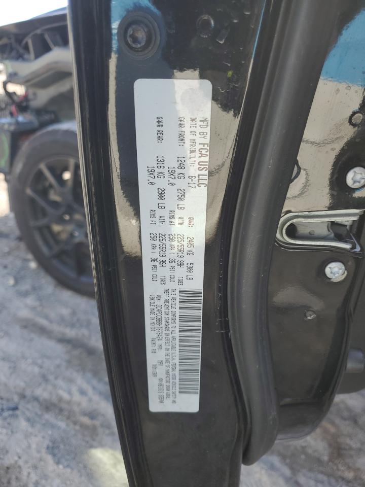 2017 Dodge Journey VIN 3C4PDCBB8HT676424 Copart auction photo, front end / minor dent/scratches damage thumbnail 13