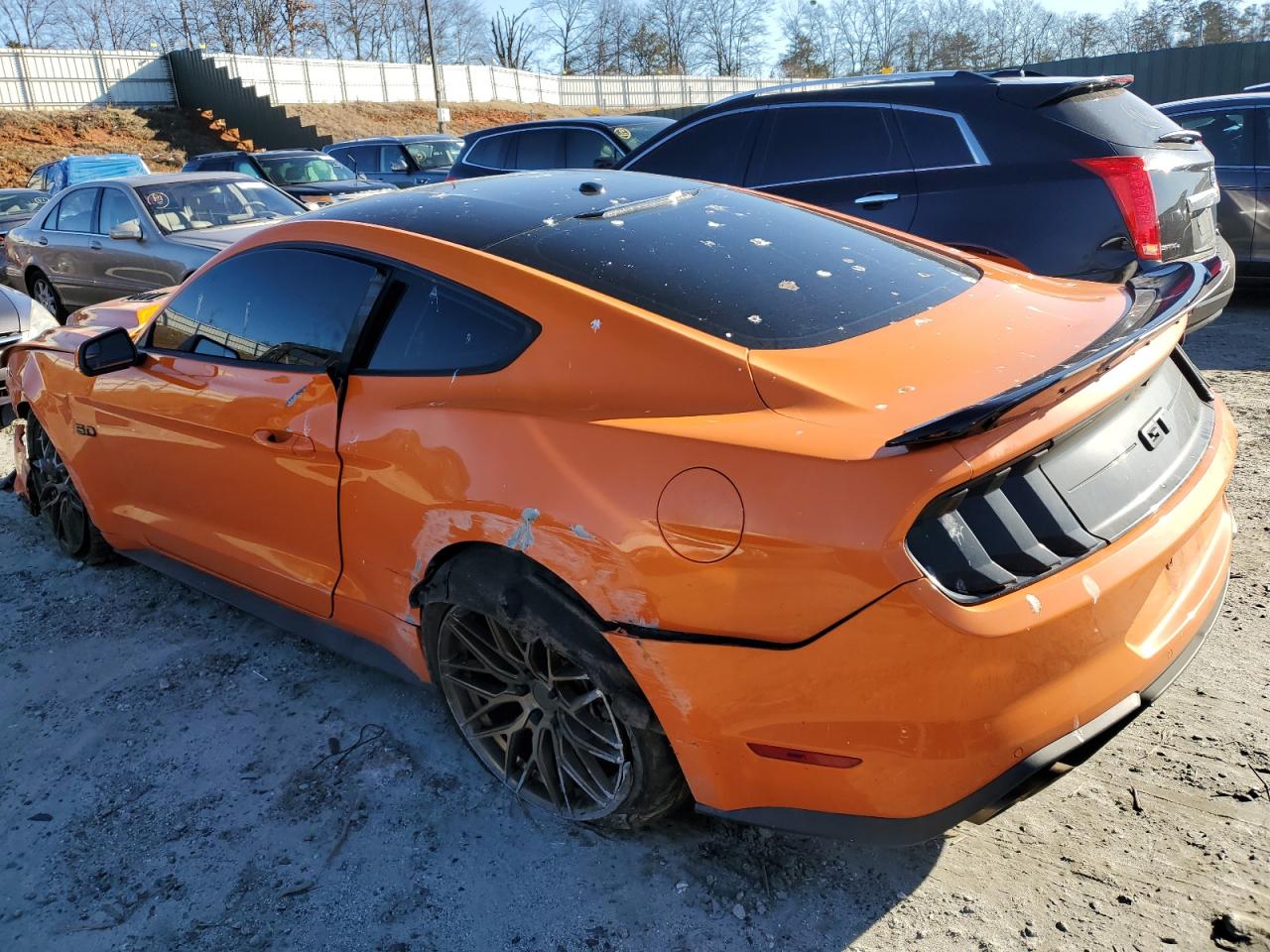 2020 Ford Mustang VIN 1FA6P8CF6L5117762 Copart auction photo, all over damage thumbnail 2