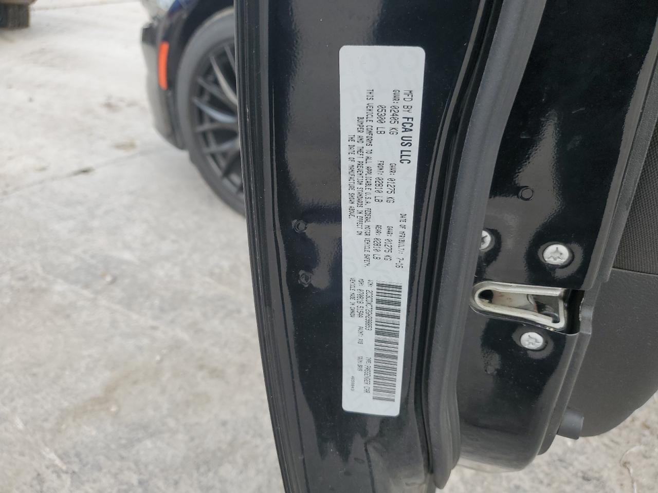 2016 Dodge Charger VIN 2C3CDXCT2GH298853 Copart auction photo, all over damage thumbnail 12