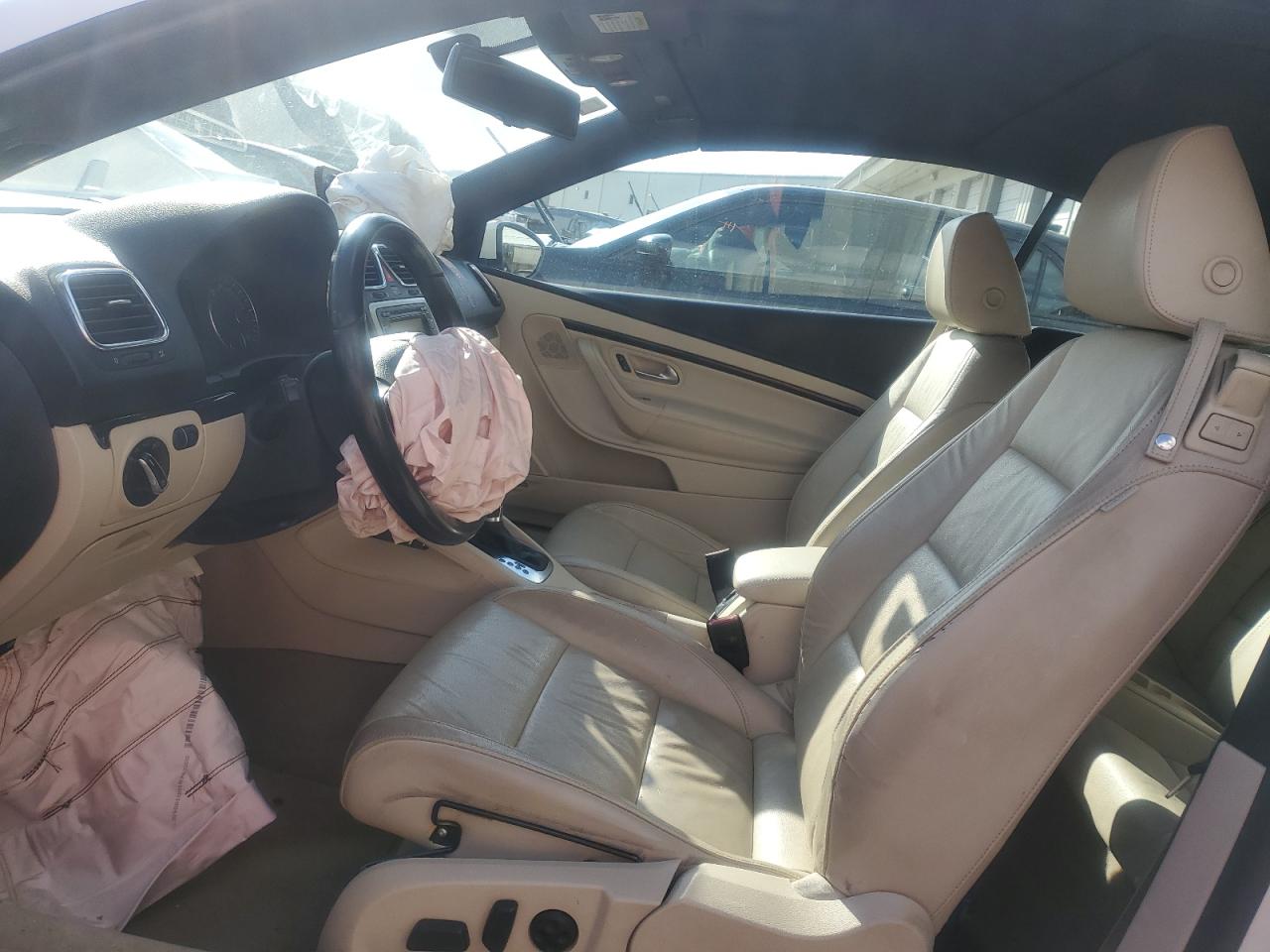 2014 Volkswagen Eos VIN WVWFW8AH5EV000923 Copart auction photo, front end damage thumbnail 7