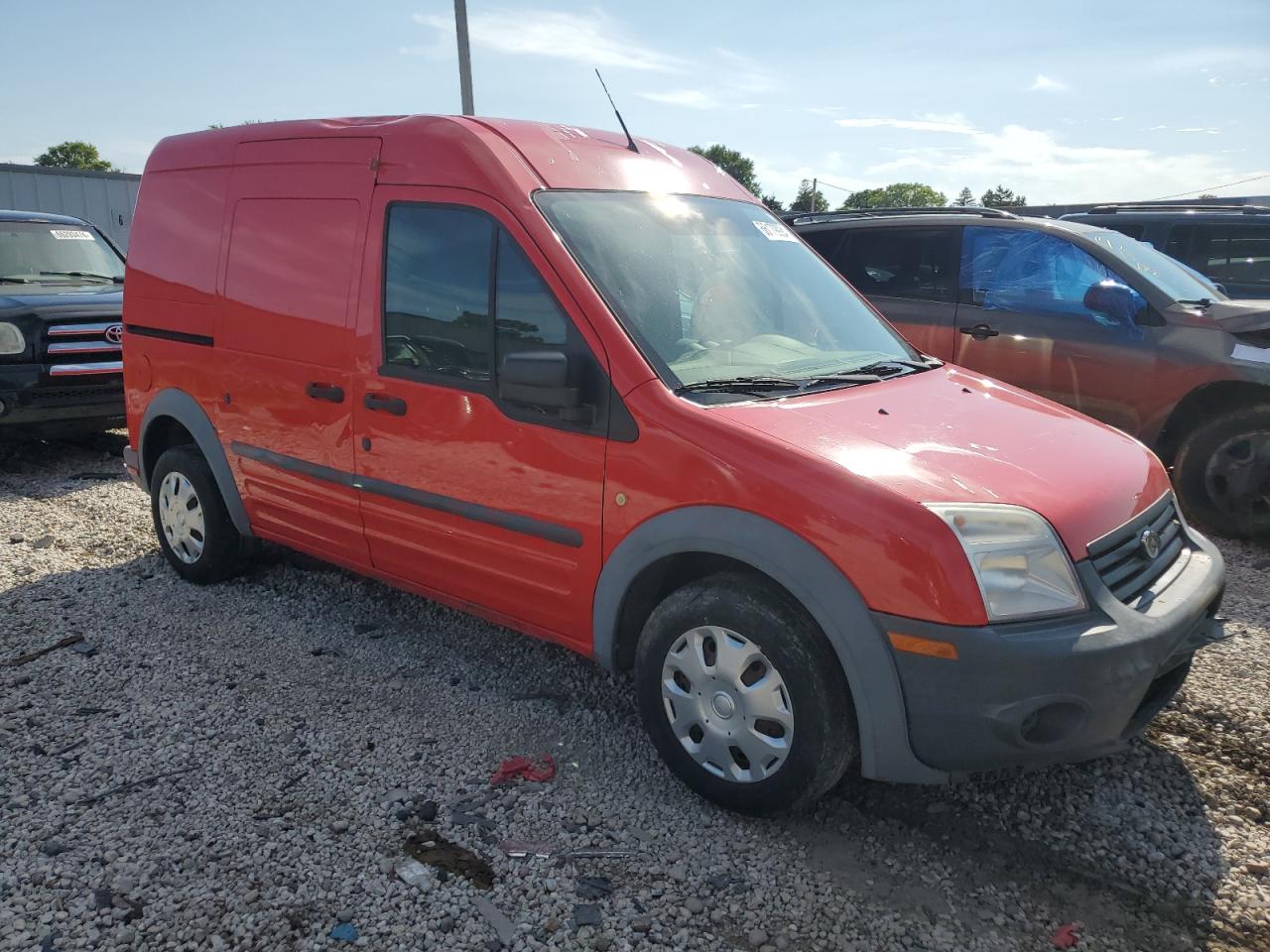 2013 Ford Transit VIN NM0LS7AN5DT138449 Copart auction photo, side damage thumbnail 4