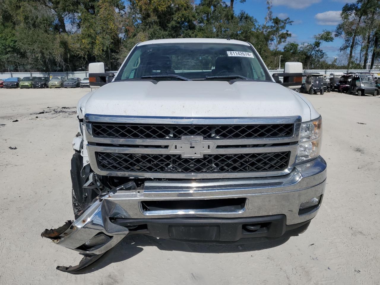 2013 Chevrolet Silverado VIN 1GC1KYCG1DF187306 Copart auction photo, rear end / front end damage thumbnail 5