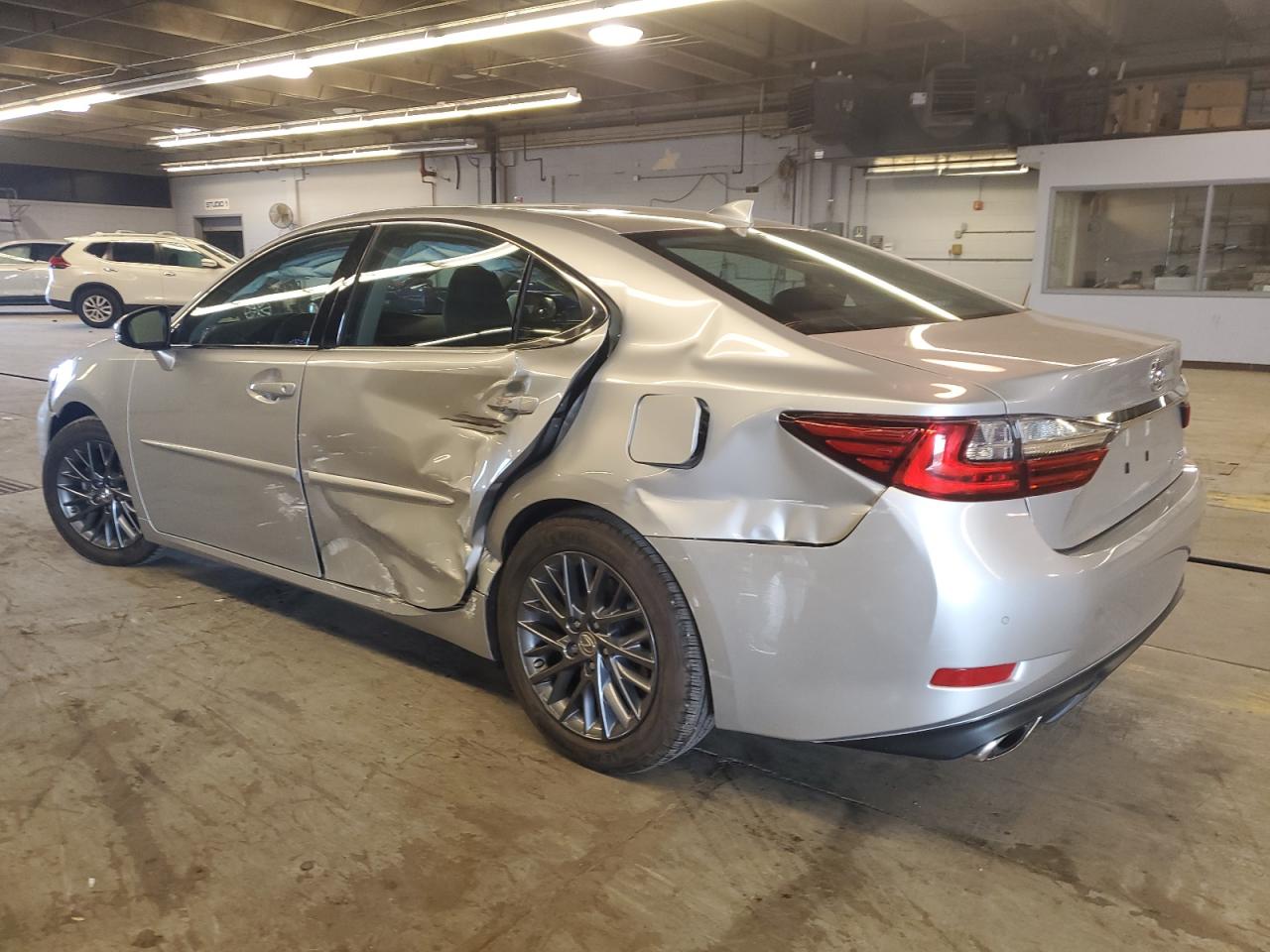 2018 Lexus ES VIN 58ABK1GGXJU113612 Copart auction photo, side / rear end damage thumbnail 2