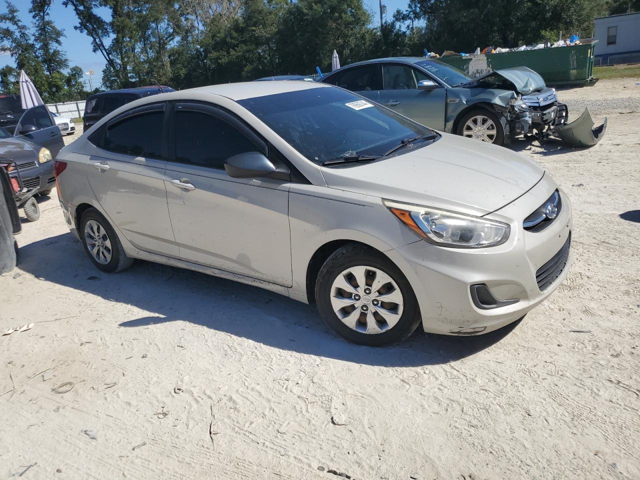 2016 Hyundai Accent VIN KMHCT4AE1GU117137 Copart auction photo, water/flood damage thumbnail 4