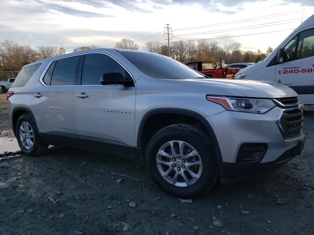 2020 Chevrolet Traverse VIN 1GNERFKW5LJ115327 Copart auction photo, rear end / undercarriage damage thumbnail 4