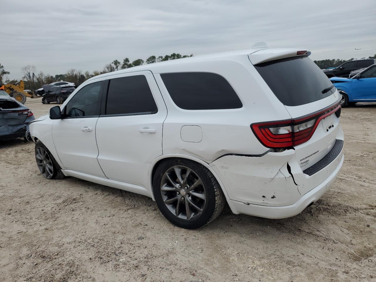 2015 Dodge Durango VIN 1C4RDHAG9FC766015 Copart auction photo, front end / side damage thumbnail 2