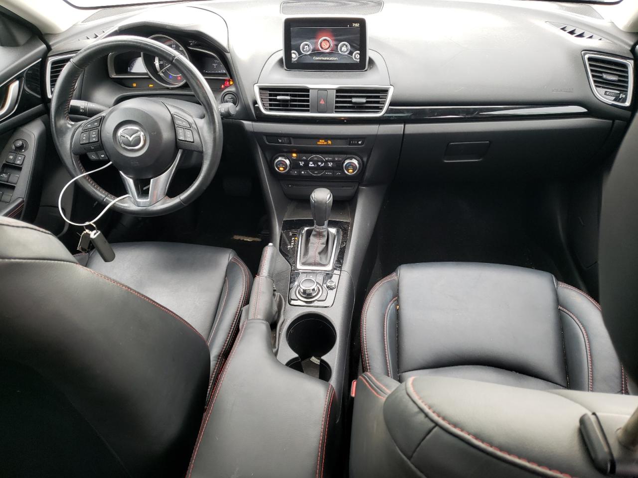 2014 Mazda 3 VIN JM1BM1M77E1157505 Copart auction photo, front end / rear end damage thumbnail 8