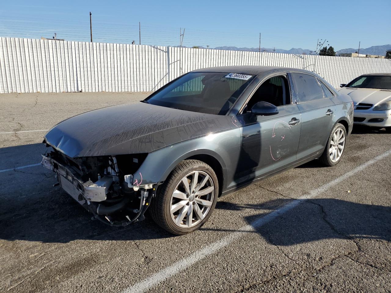 2017 Audi A4 VIN WAUGMAF44HN044422