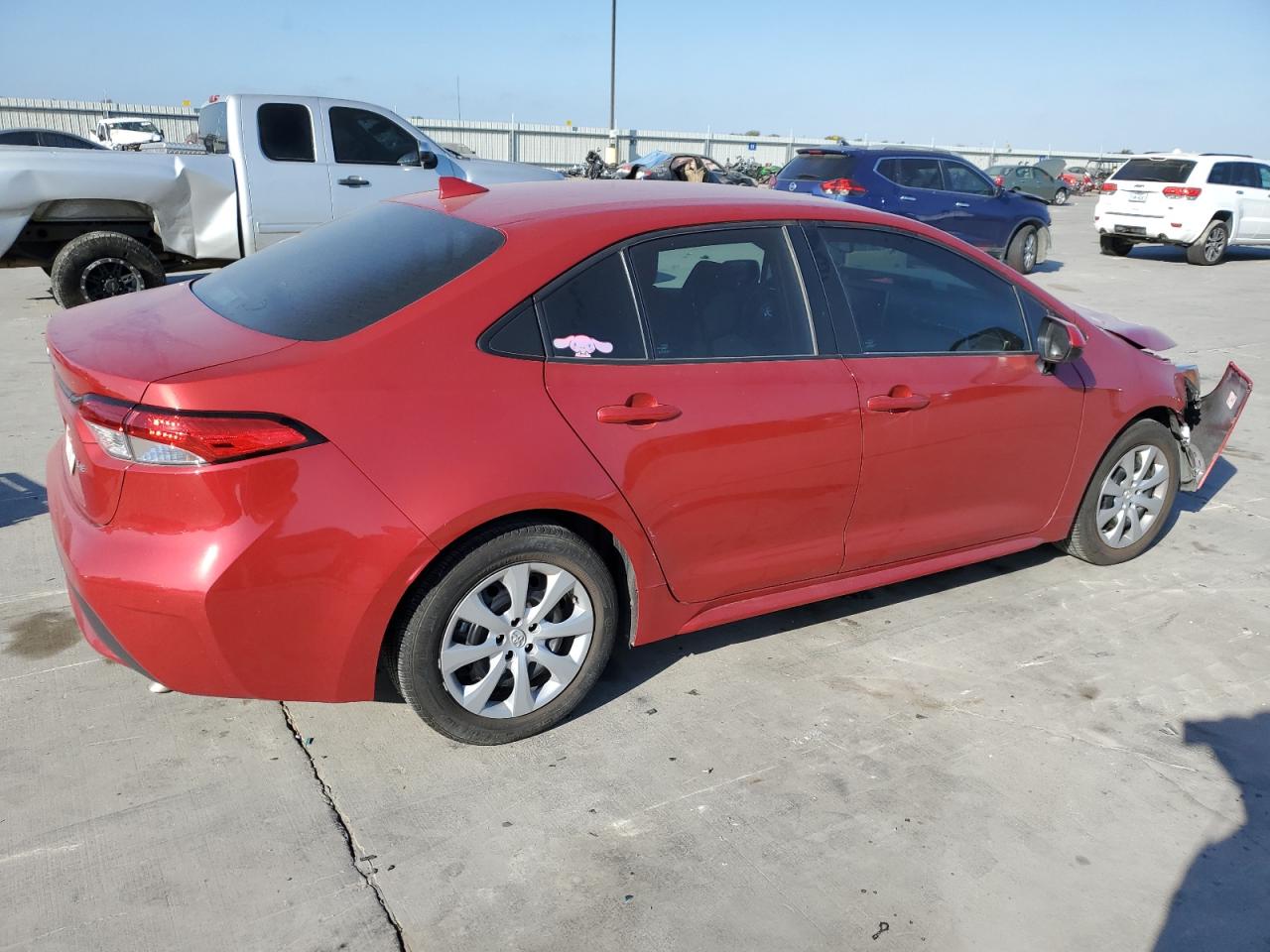 2020 Toyota Corolla VIN 5YFEPRAE1LP086171 Copart auction photo, front end damage thumbnail 3