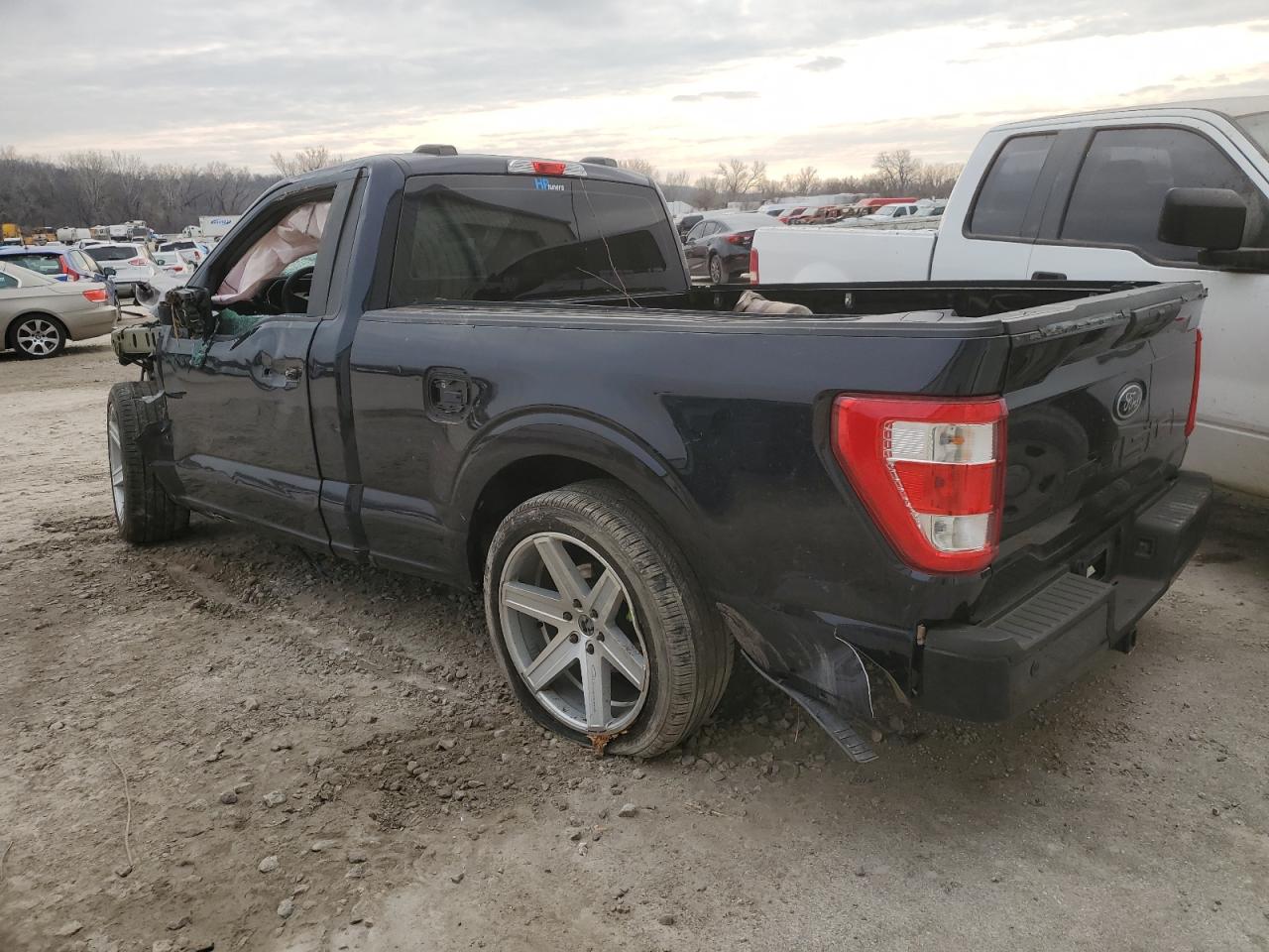 2023 Ford F-150 VIN 1FTMF1C59PKD62145 Copart auction photo, all over / undercarriage damage thumbnail 2