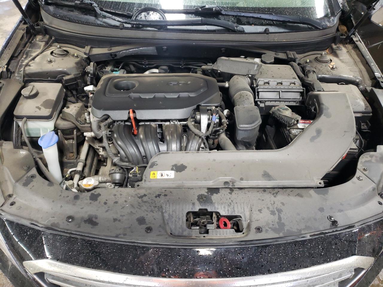 2017 Hyundai Sonata VIN 5NPE24AF4HH525488 Copart auction photo, front end / side damage thumbnail 11