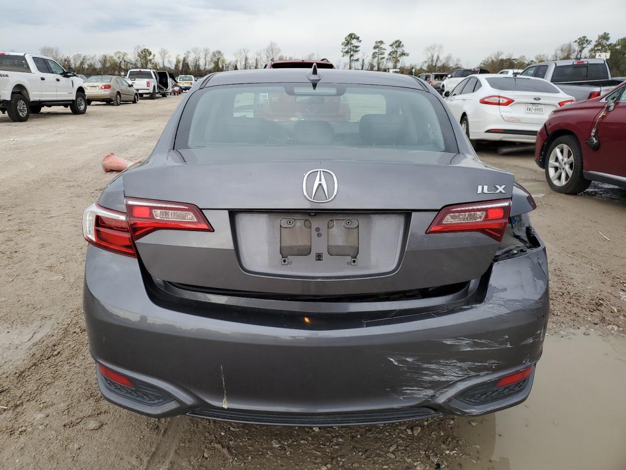 2017 Acura ILX VIN 19UDE2F31HA005537 Copart auction photo, rear end damage thumbnail 6