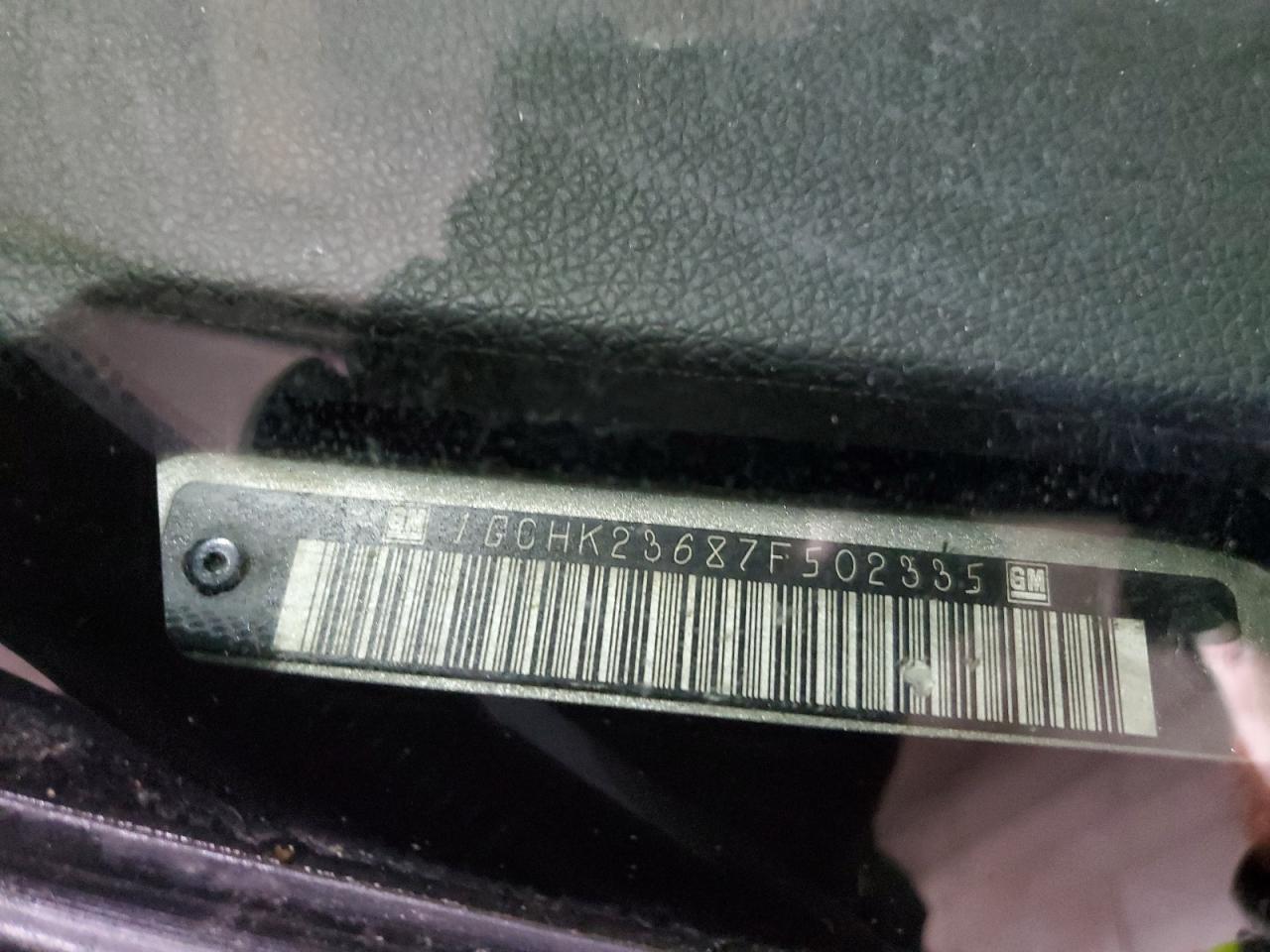 2007 Chevrolet Silverado VIN 1GCHK23687F502335 Copart auction photo, side damage thumbnail 12