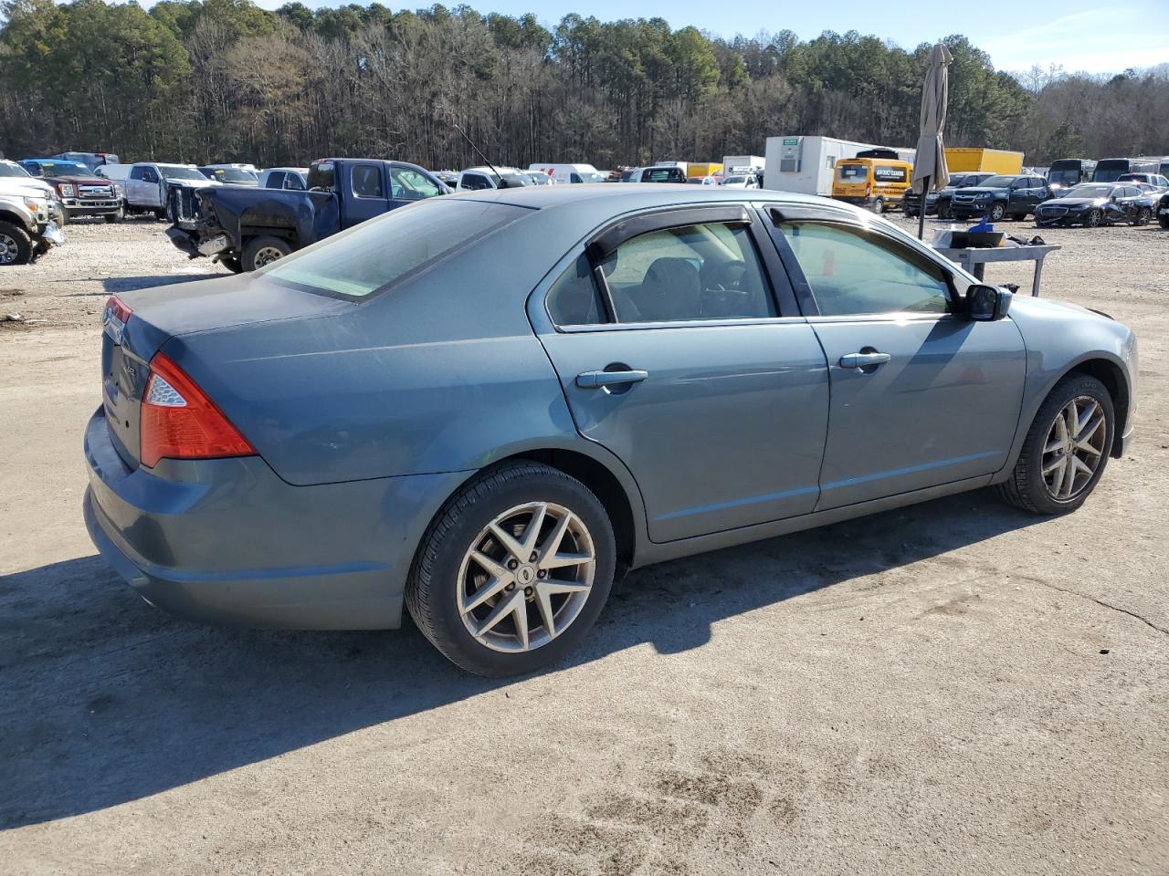 2012 Ford Fusion VIN 3FAHP0JA2CR178203 Copart auction photo, front end / side damage thumbnail 3