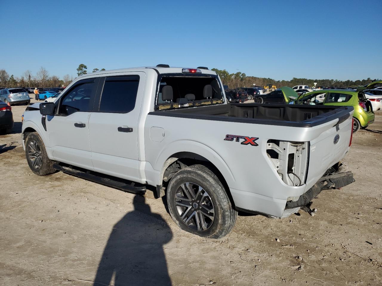 2021 Ford F-150 VIN 1FTEW1CP6MKD98537 Copart auction photo, rear end / all over damage thumbnail 2