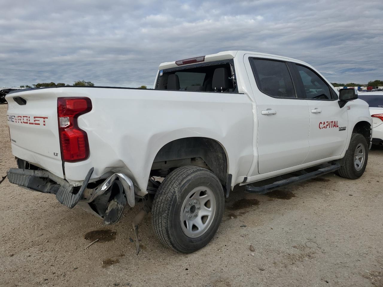 2019 Chevrolet Silverado VIN 1GCPWCEDXKZ130764 Copart auction photo, rear end / minor dent/scratches damage thumbnail 3