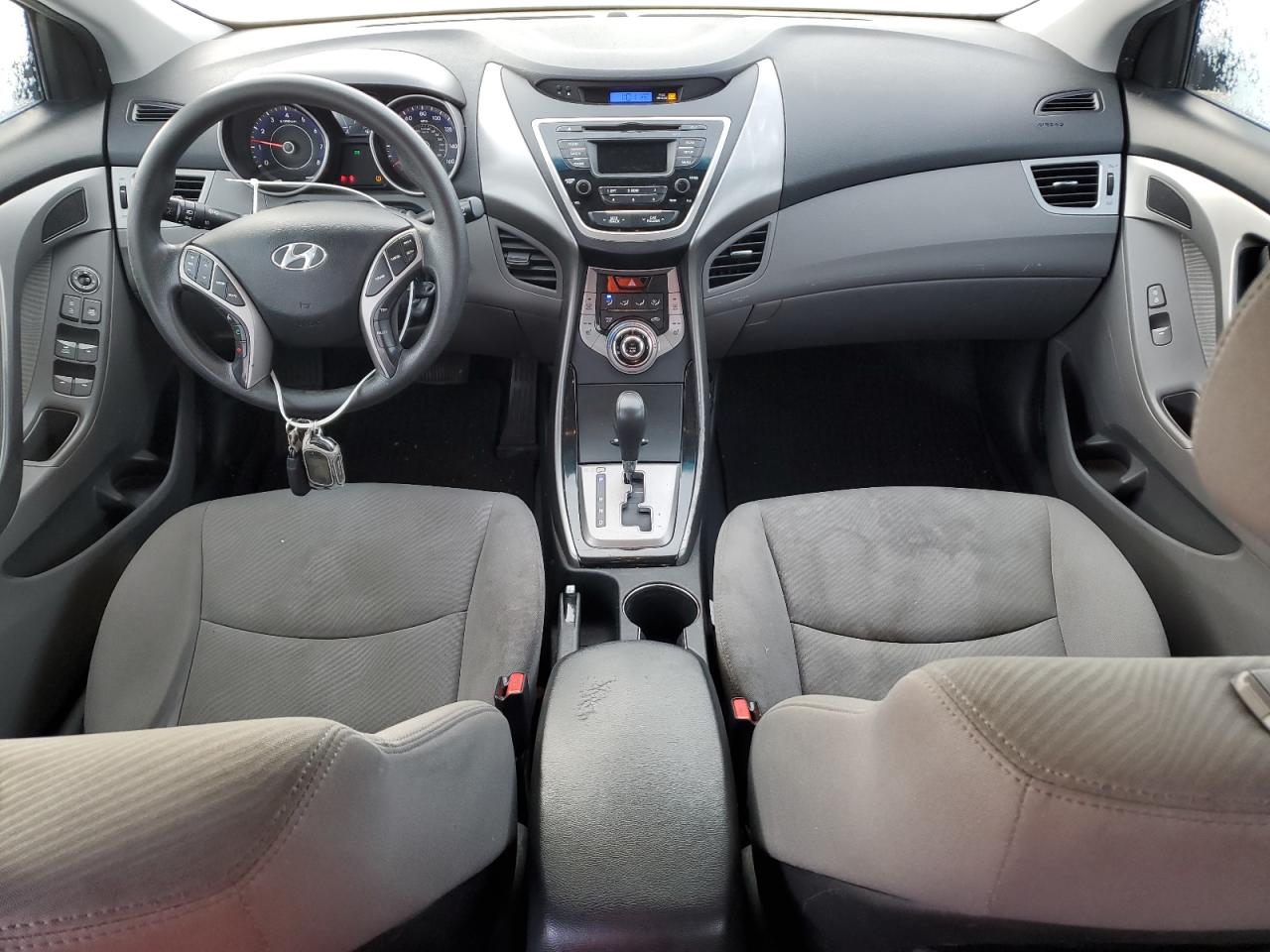 2013 Hyundai Elantra VIN KMHDH4AE6DU959683 Copart auction photo, rear end damage thumbnail 8