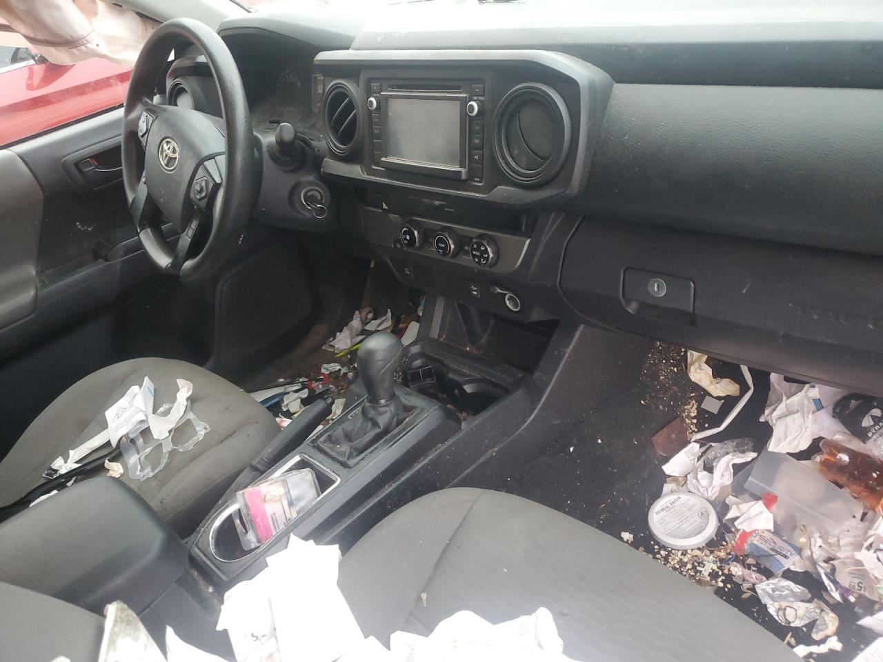 2017 Toyota Tacoma VIN 5TFRX5GN4JX123164 Copart auction photo, front end / side damage thumbnail 8