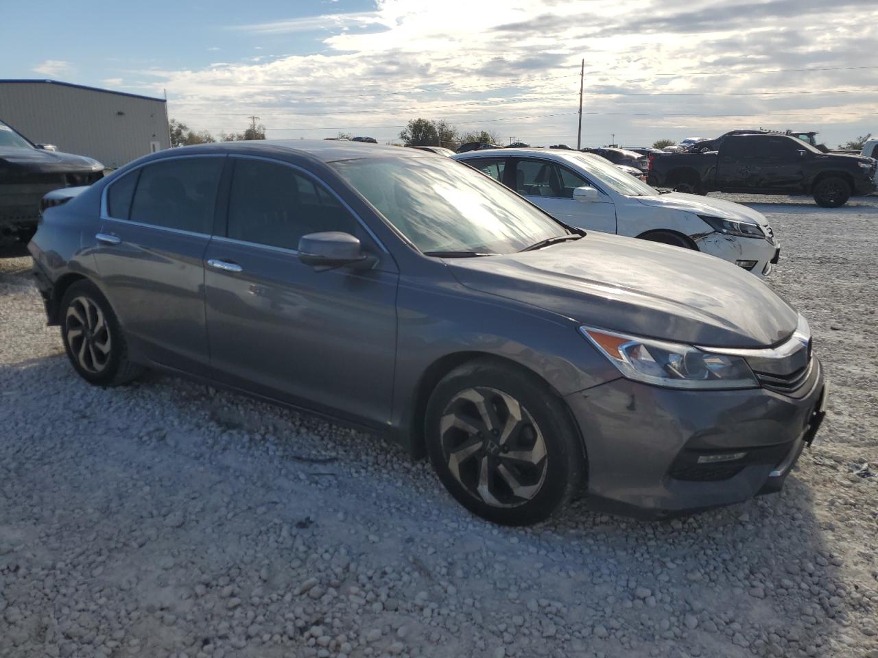 2017 Honda Accord VIN 1HGCR2F8XHA047474 Copart auction photo, rear end / minor dent/scratches damage thumbnail 4