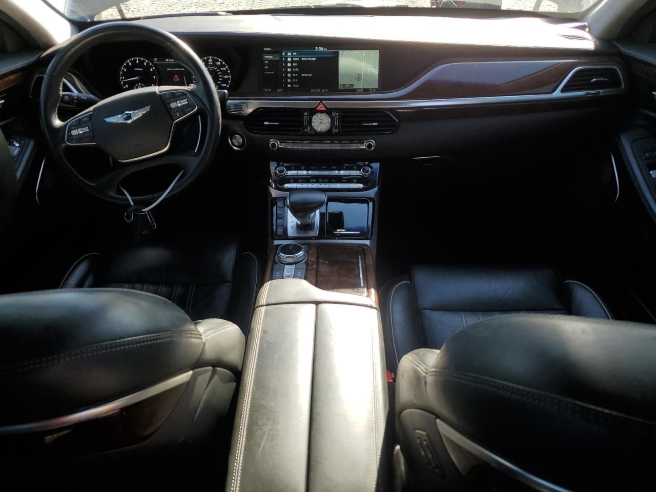 2018 Genesis G90 VIN KMHG34JA9JU043049 Copart auction photo, front end / minor dent/scratches damage thumbnail 8