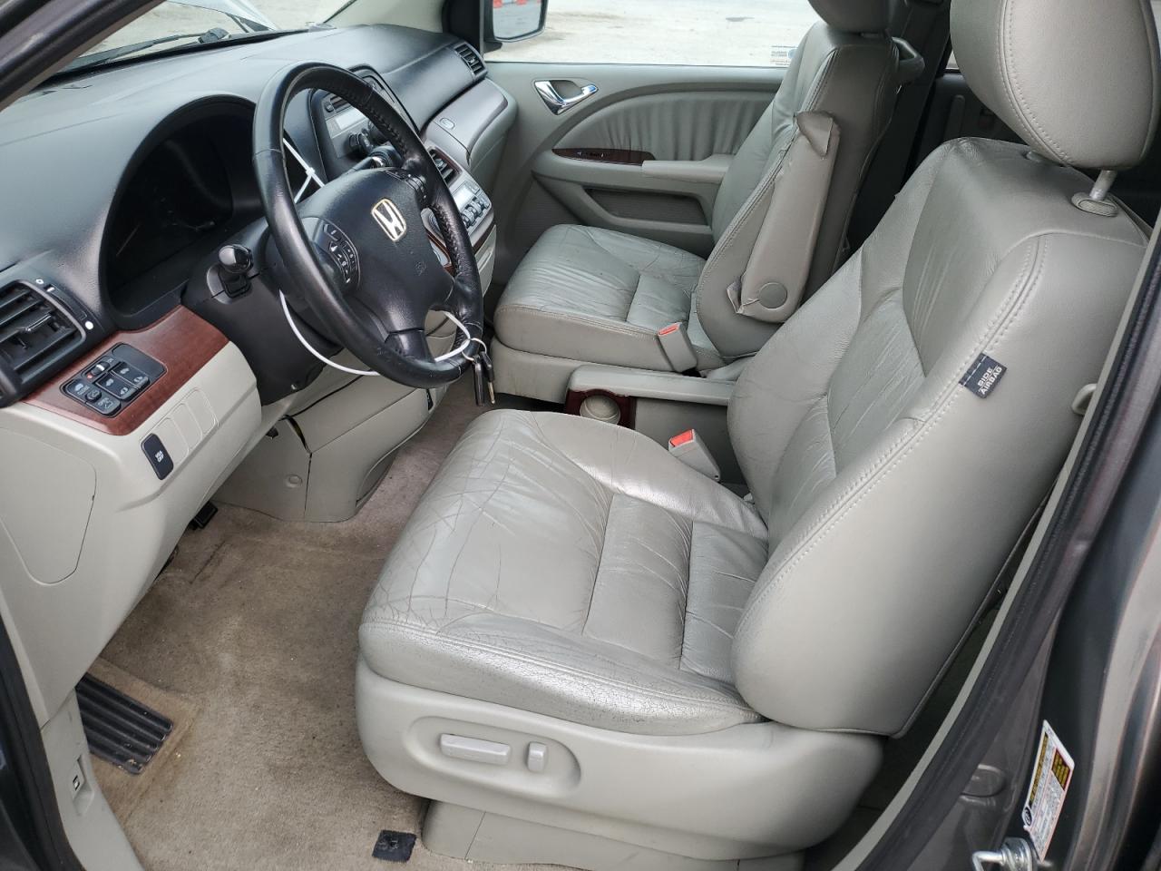 2008 Honda Odyssey VIN 5FNRL38698B100054 Copart auction photo, side damage thumbnail 7