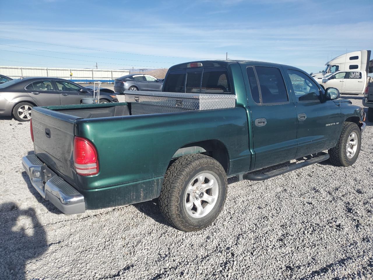 2001 Dodge Dakota VIN 1B7HL2AN81S344262 Copart auction photo, front end damage thumbnail 3