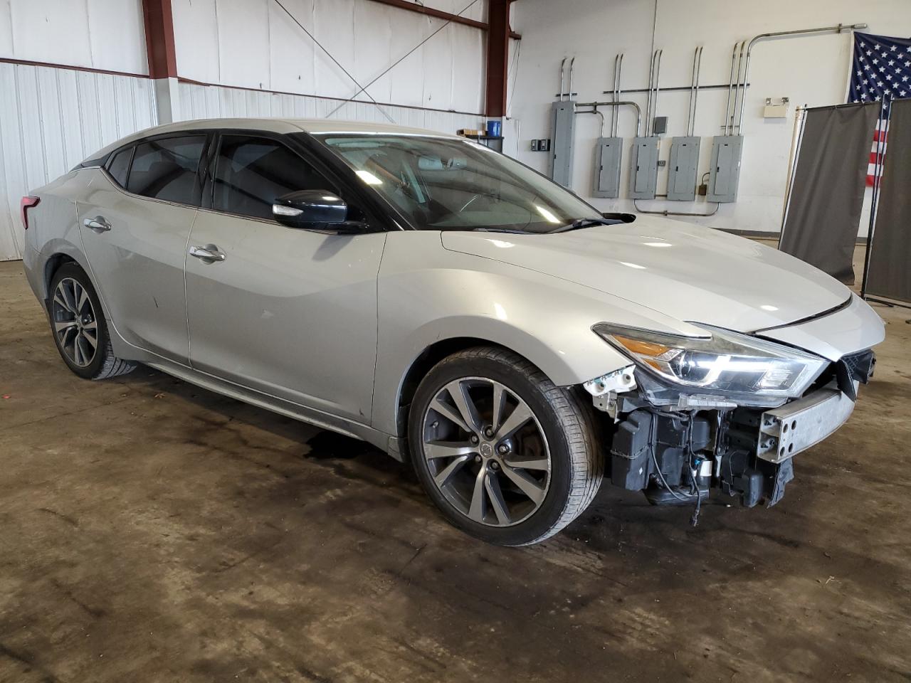 2017 Nissan Maxima VIN 1N4AA6AP9HC403345 Copart auction photo, front end damage thumbnail 4