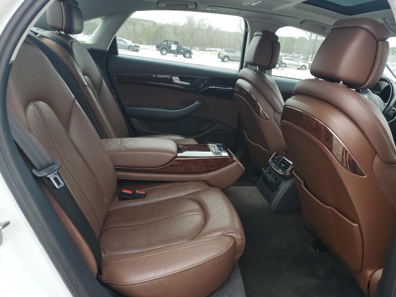 2014 Audi A8 VIN WAURGAFD3EN003758 Copart auction photo, front end damage thumbnail 10