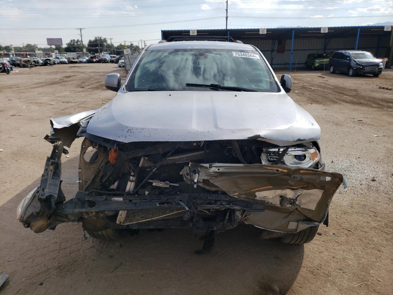 2015 Dodge Durango VIN 1C4RDJAG7FC938694 Copart auction photo, front end damage thumbnail 5