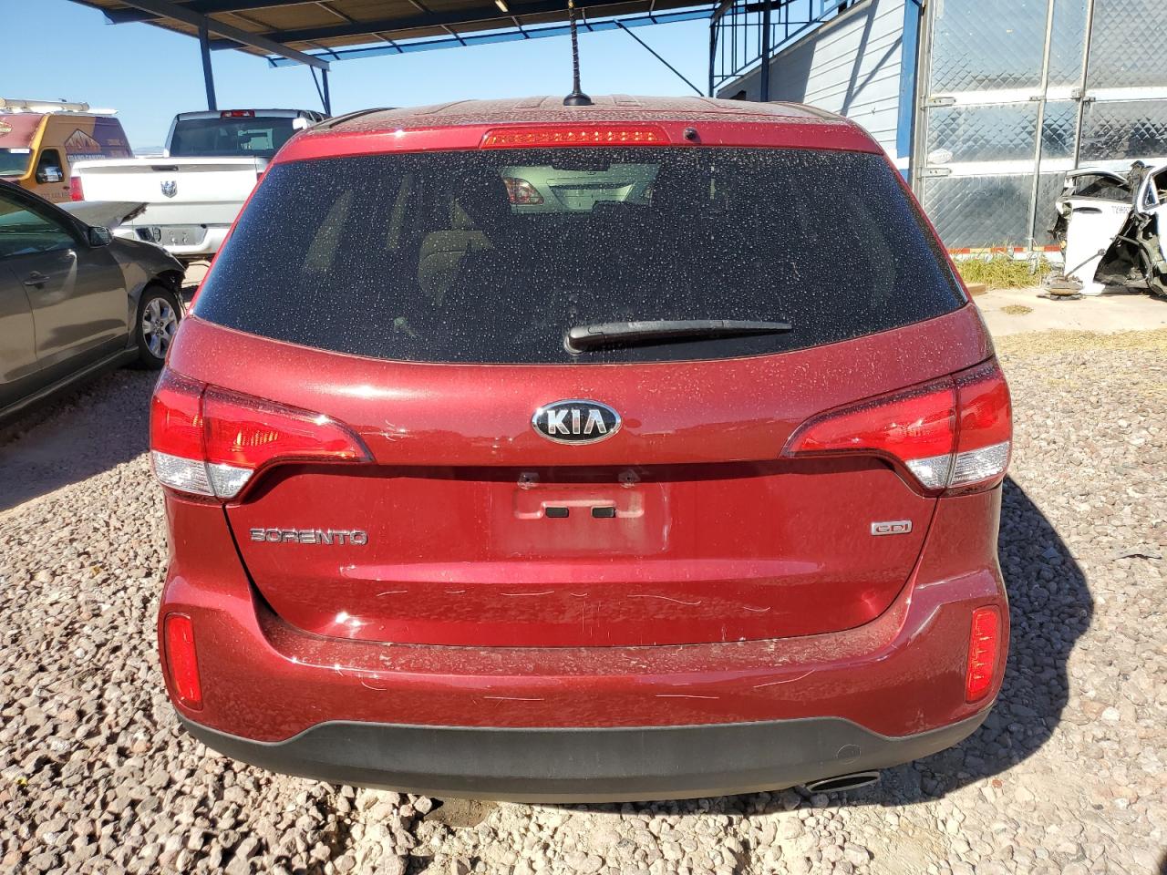 2015 KIA Sorento VIN 5XYKT3A63FG645474 Copart auction photo, front end damage thumbnail 6