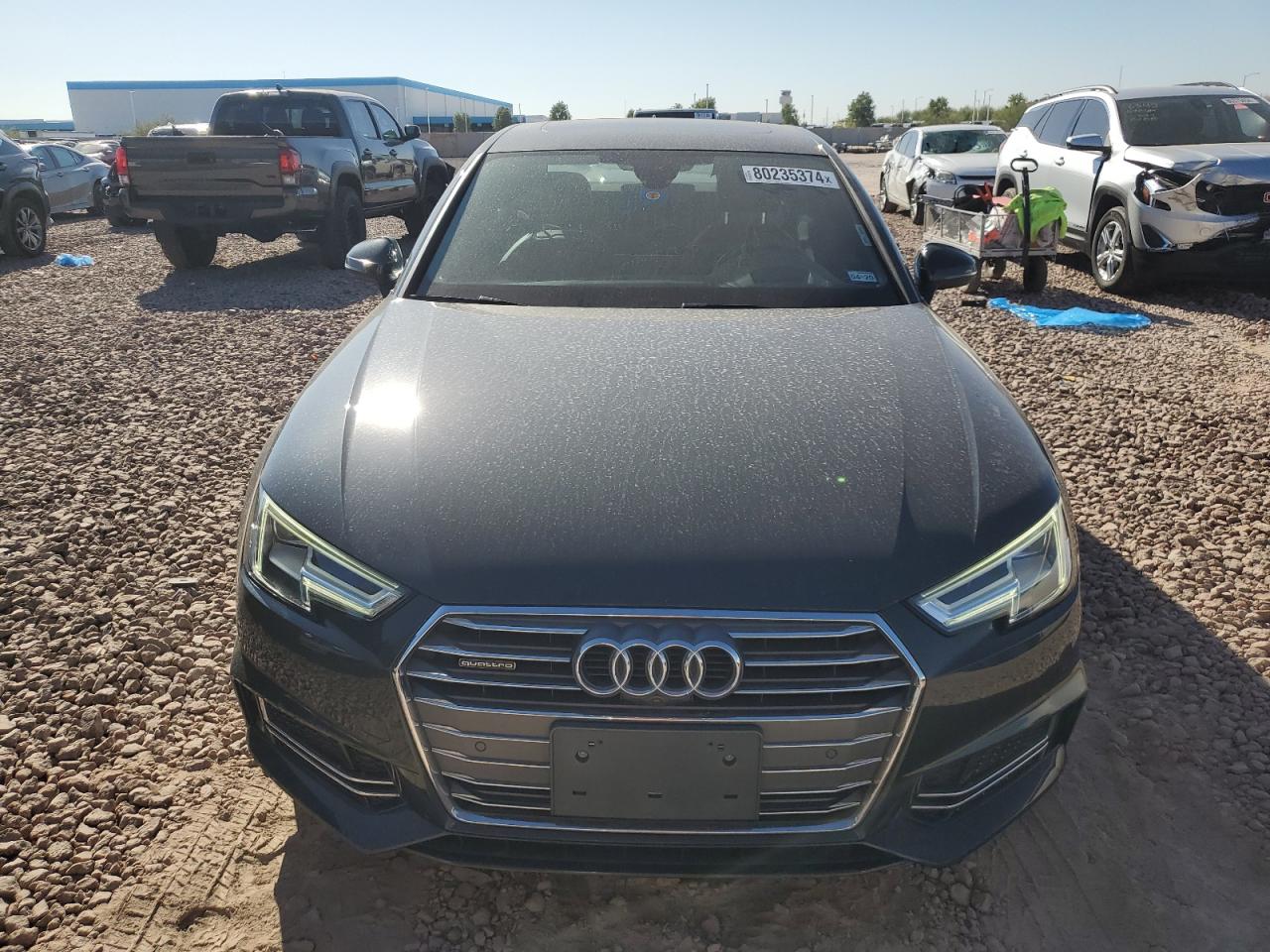 2017 Audi A4 VIN WAUFNAF43HN069854 Copart auction photo, rear end damage thumbnail 5