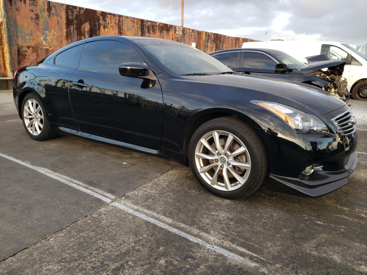 2013 Infiniti G VIN JN1CV6EK6DM921443 Copart auction photo, vandalism / undercarriage damage thumbnail 4