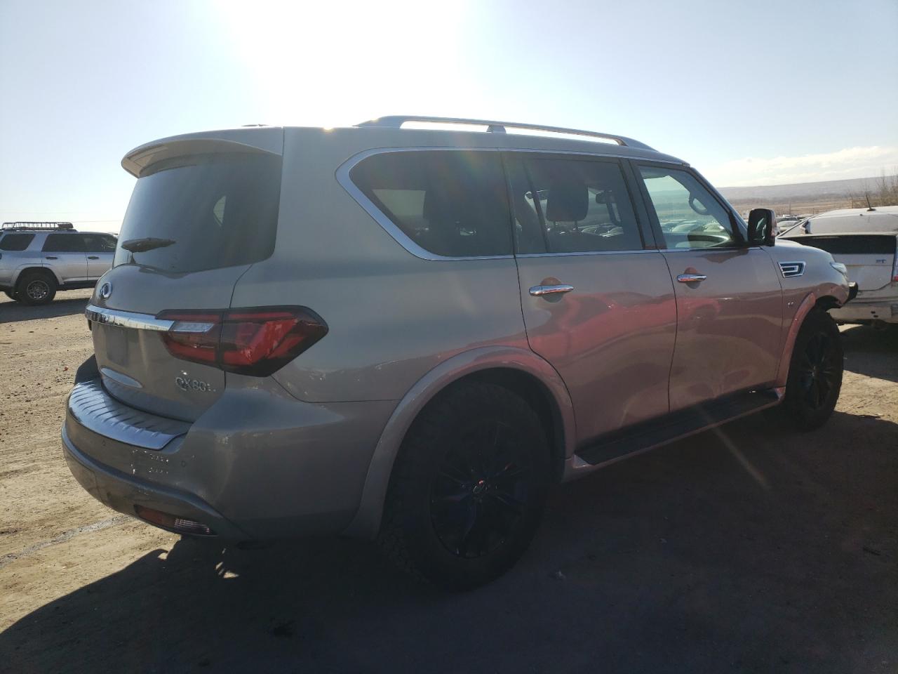 2019 Infiniti QX80 VIN JN8AZ2NE0K9234667 Copart auction photo, front end damage thumbnail 3