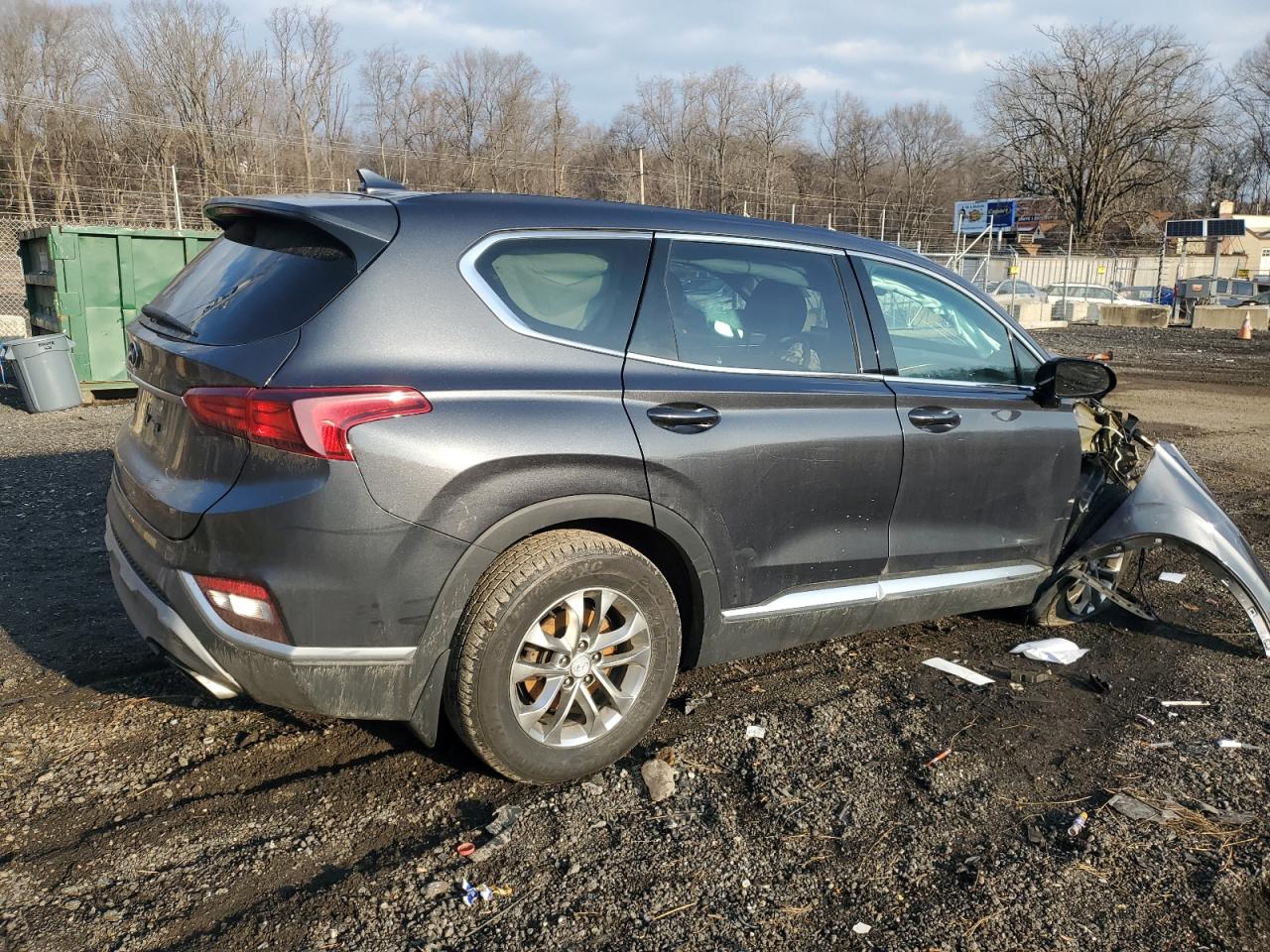 2020 Hyundai Santa Fe VIN 5NMS33AD8LH271668 Copart auction photo, front end damage thumbnail 3