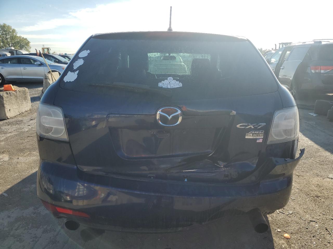 2010 Mazda CX-7 VIN JM3ER4W35A0301845 Copart auction photo, front end / rear end damage thumbnail 6