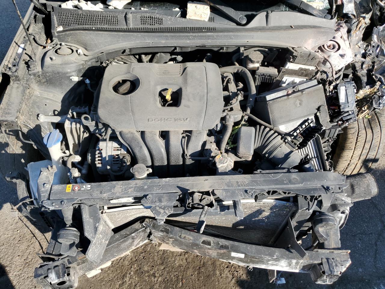 2020 KIA Forte VIN 3KPF34AD5LE162096 Copart auction photo, front end / side damage thumbnail 12
