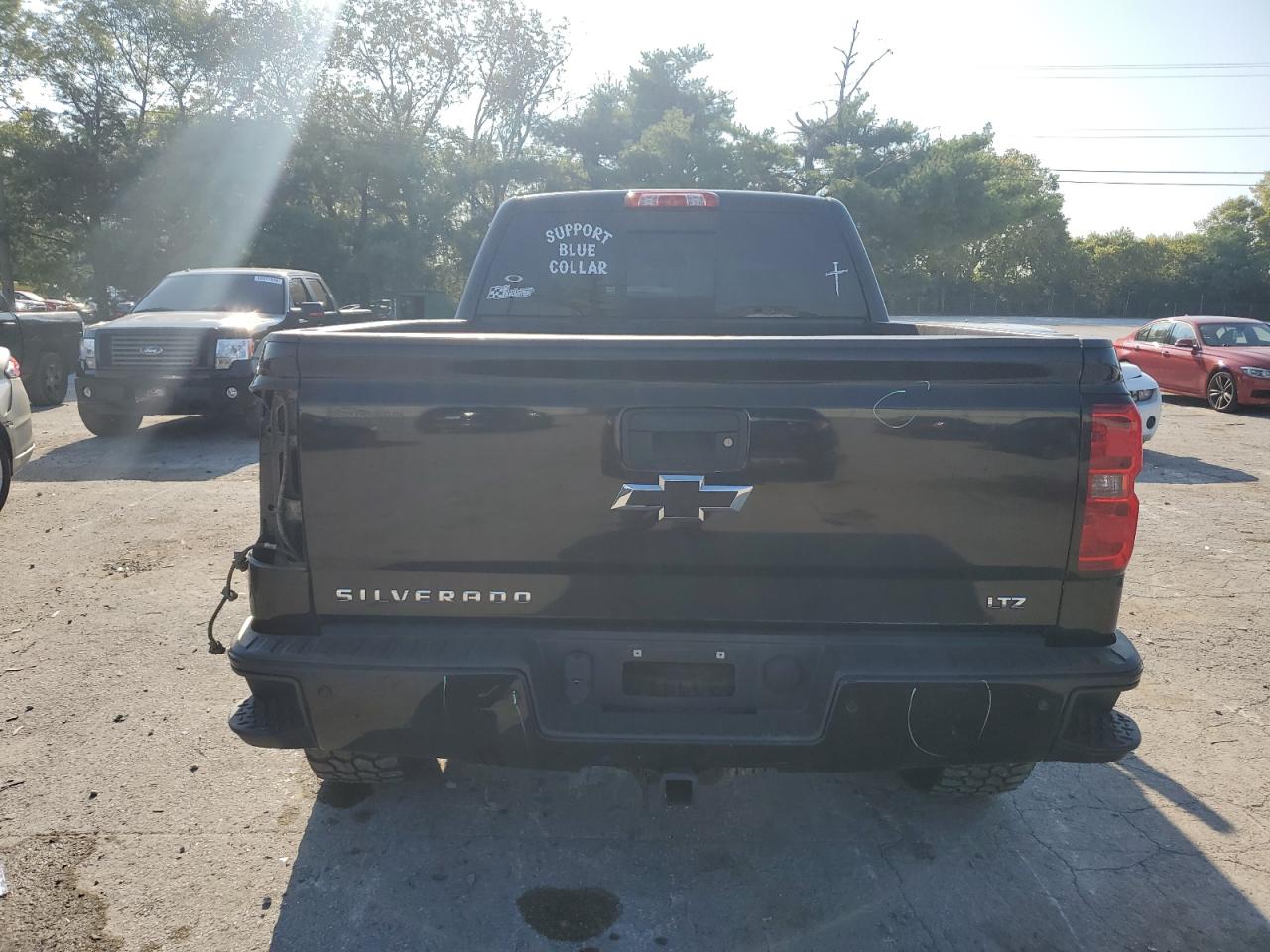 2015 Chevrolet Silverado VIN 3GCUKSEC7FG455264 Copart auction photo, side / rear end damage thumbnail 6