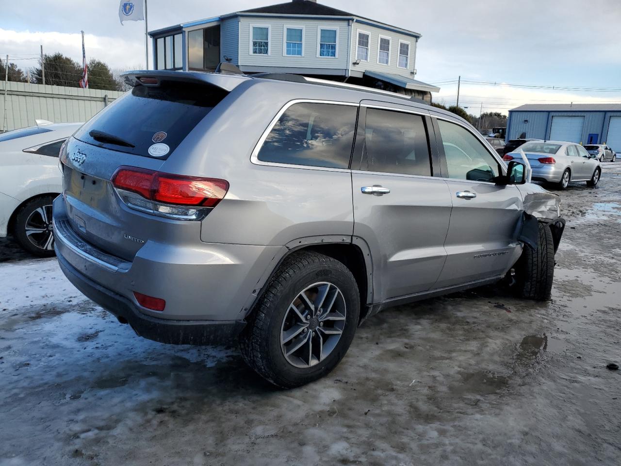 2020 Jeep Grand Cherokee VIN 1C4RJFBG2LC115266 Copart auction photo, side / front end damage thumbnail 3