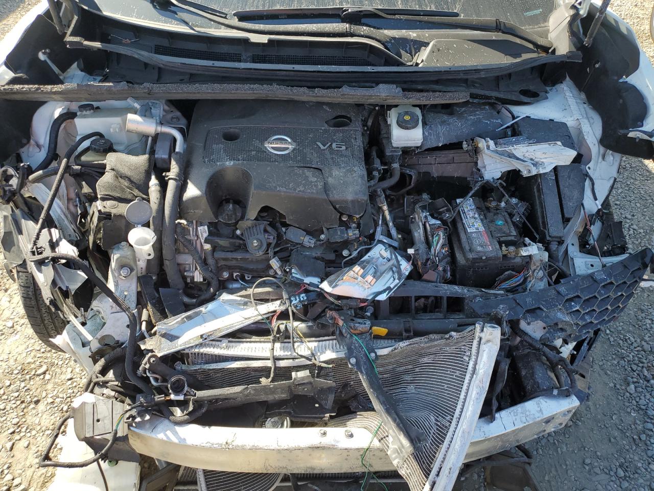 2021 Nissan Murano VIN 5N1AZ2AJ2MC129368 Copart auction photo, front end / side damage thumbnail 12