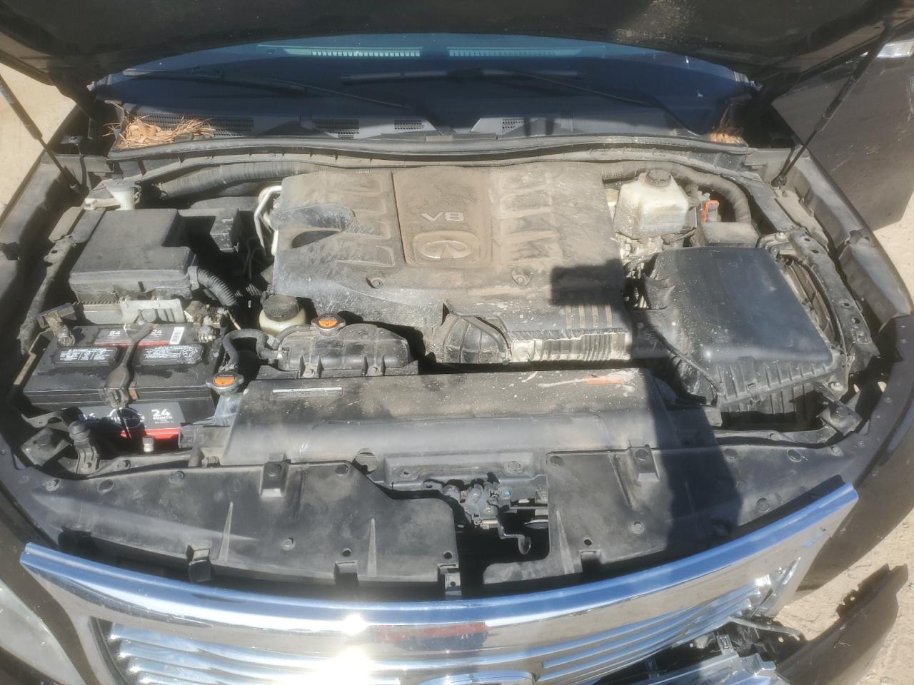 2012 Infiniti QX56 VIN JN8AZ2NE9C9016468 Copart auction photo, front end / minor dent/scratches damage thumbnail 12