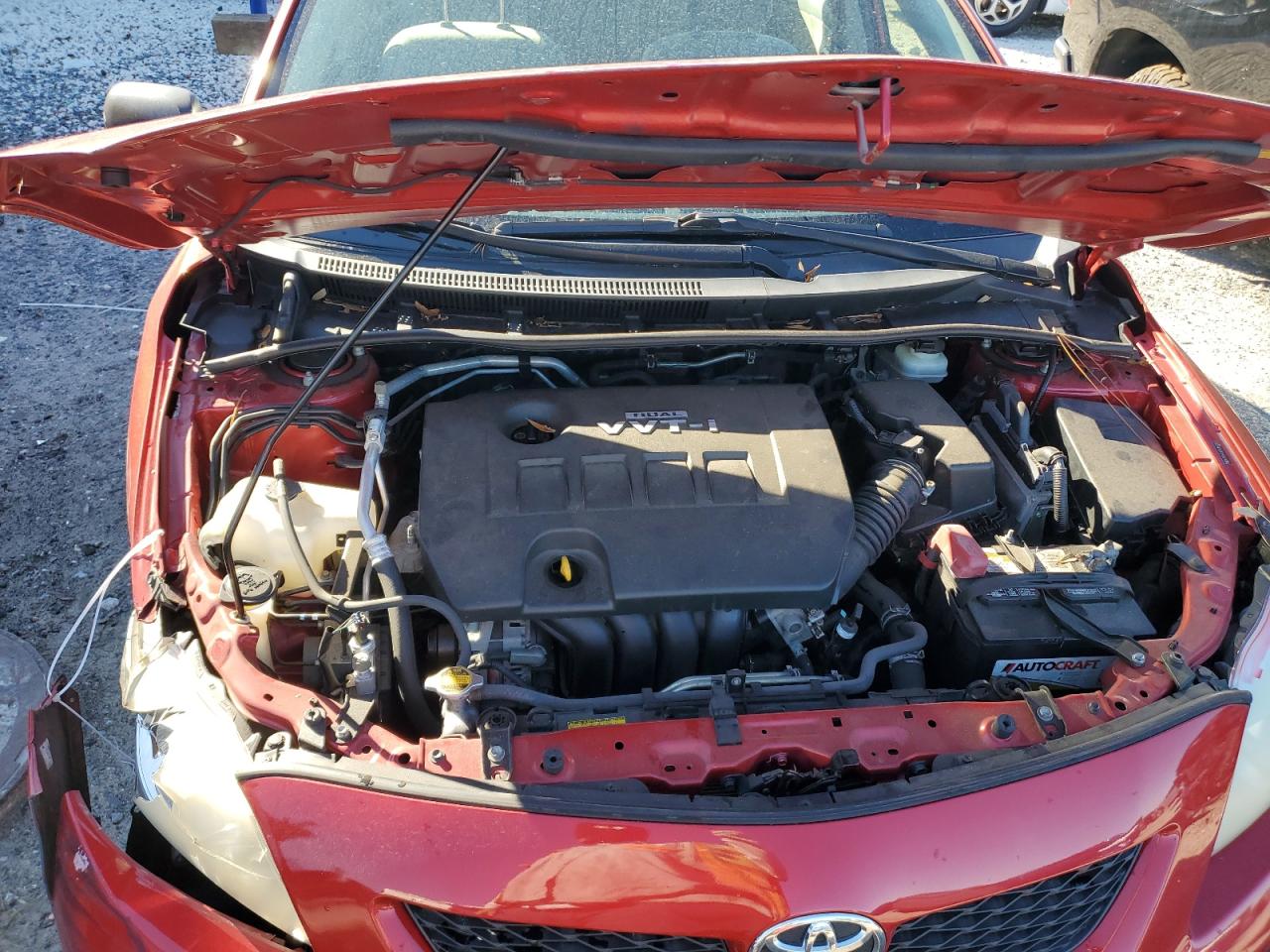 2009 Toyota Corolla VIN JTDBL40E09J047202 Copart auction photo, front end damage thumbnail 11